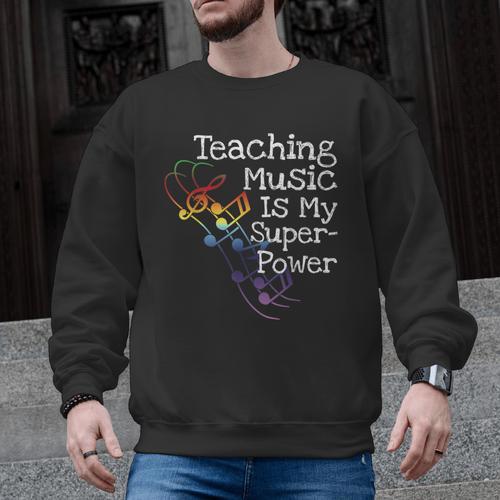 Music Teacher Men Graphic Sweatshirt - teacherstshirts.com AU