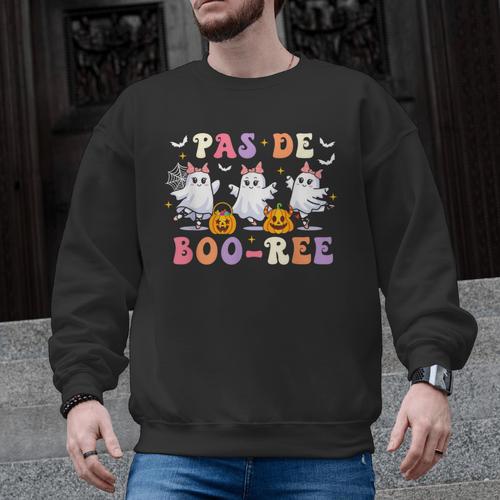 Pas De Boo-Ree Teachers Halloween Costume Ballet Dancers Men Graphic Sweatshirt - teacherstshirts.com