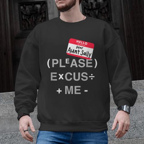 PEMDAS Math Teacher Halloween Costume Men Graphic Sweatshirt - teacherstshirts.com AU