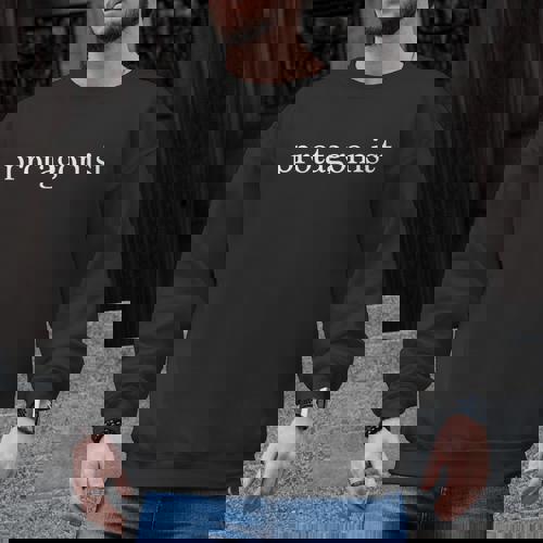 Protagonist Shirt For English Majors English Teachers Men Graphic Sweatshirt - teacherstshirts.com