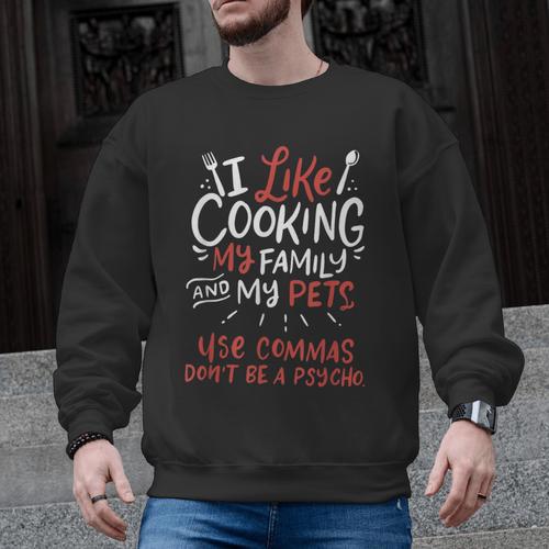 Punctuation Saves Lives I English Grammar Teacher Men Graphic Sweatshirt - teacherstshirts.com AU