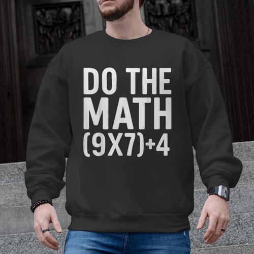 Retro Do The Math Teacher For Men Women Kid Boy Girl Men Graphic Sweatshirt - teacherstshirts.com DE