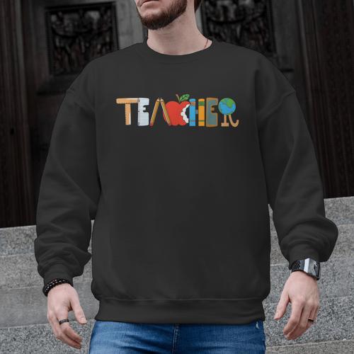 School Teacher Men And Women Back To School Teachers Men Graphic Sweatshirt - teacherstshirts.com