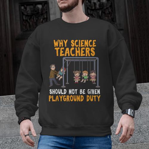 Science Physicist Chemist Teacher Vintage Men Graphic Sweatshirt - teacherstshirts.com