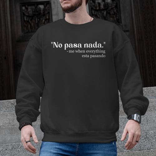 Spanglish Mexican Spanish Teacher Bilingual Spanglish Men Graphic Sweatshirt - teacherstshirts.com CA