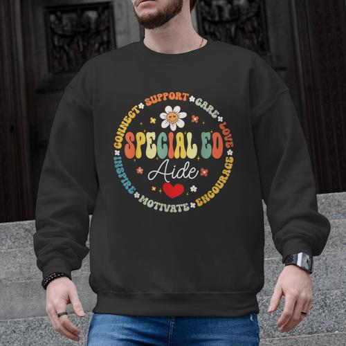 Special Education Teacher Special ED Aide Life SPED Men Graphic Sweatshirt - teacherstshirts.com DE