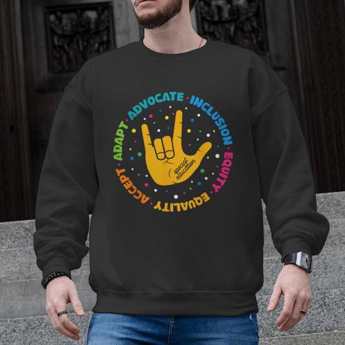 Special Education Teacher Inspirational SPED Teachers Autism Men Graphic Sweatshirt - teacherstshirts.com UK