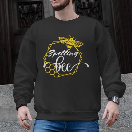 Spelling Bee Halloween Costume For Teachers Men Graphic Sweatshirt - teacherstshirts.com