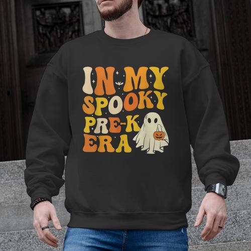 In My Spooky PRE-K Teacher Era Halloween Costume Tee Men Graphic Sweatshirt - teacherstshirts.com