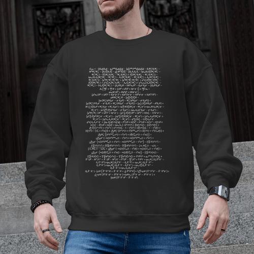 Standard Model Lagrangian Higgs Boson Physics Teacher Men Graphic Sweatshirt - teacherstshirts.com UK