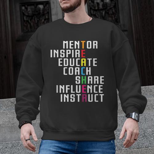 Teacher Inspirational Educator Favorite School Teacher Men Women Girls Kids Men Graphic Sweatshirt - teacherstshirts.com UK