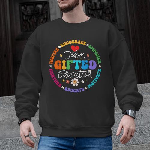 Team Ed Education Teacher Appreciation Back To School Men Graphic Sweatshirt - teacherstshirts.com