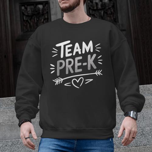 Team Pre K T Shirt Fun For Kids And Teachers Men Graphic Sweatshirt - teacherstshirts.com UK