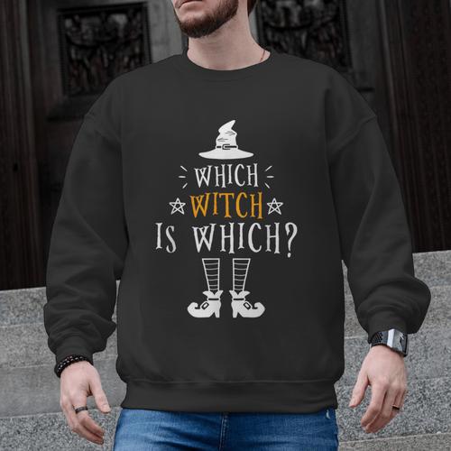 Which Witch Is Which Halloween Grammar Teacher Costume Men Graphic Sweatshirt - teacherstshirts.com