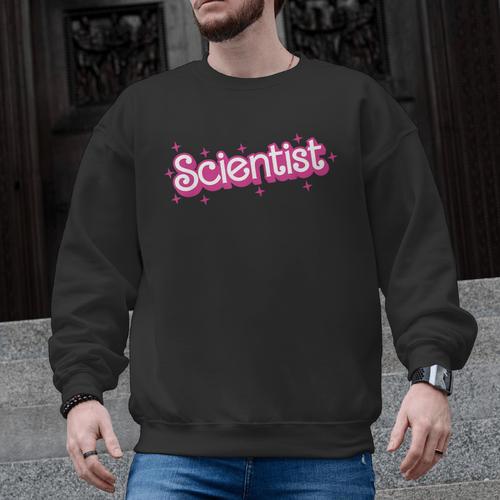 Women Retro Pink Scientist Science Teacher Back To School Men Graphic Sweatshirt - teacherstshirts.com