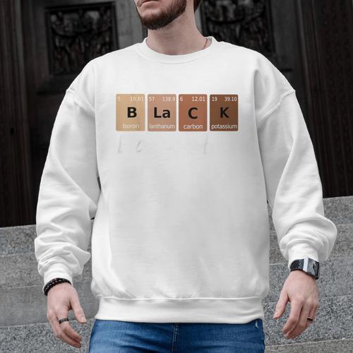 Educator Science Teacher Melanin Educator Science Men Graphic Sweatshirt - teacherstshirts.com DE