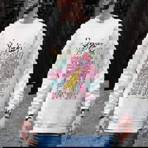 Happy Dot Day 2025 Coquette Bow Teachers Kids Boys Girls Men Graphic Sweatshirt - teacherstshirts.com