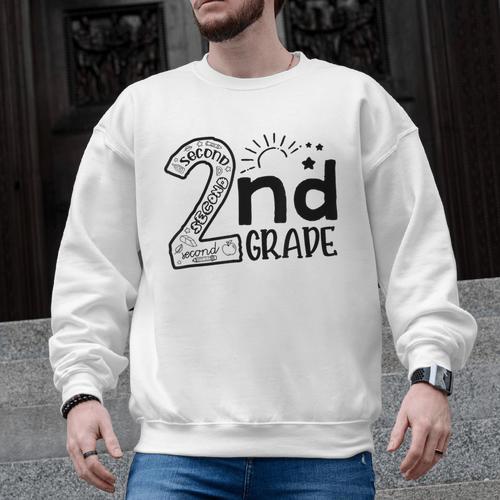 Hello On To 2nd Grade Teachers Boys And Team Secound Grade Men Graphic Sweatshirt - teacherstshirts.com UK
