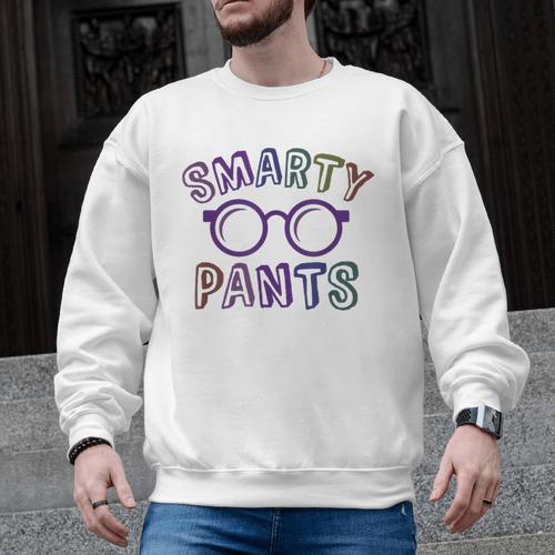 Little Mr Miss SMARTY PANTS Graduation Alumni Teacher Men Graphic Sweatshirt - teacherstshirts.com AU