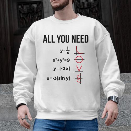 Math Graphs Mathematics Math Teacher Men Graphic Sweatshirt - teacherstshirts.com AU