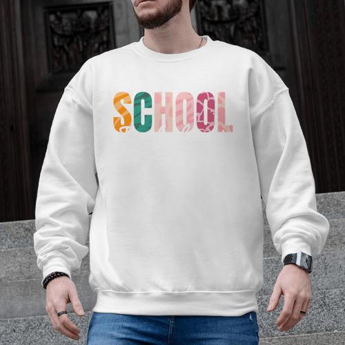 School Psychologist Rainbow Psychology Teacher Men Graphic Sweatshirt - teacherstshirts.com AU