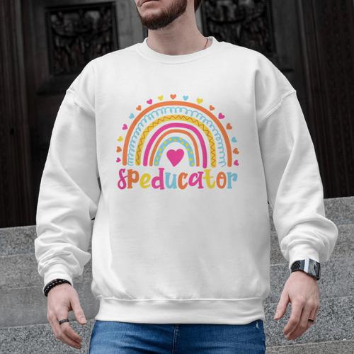 Speducator Special Education Teacher Sped Ed Men Graphic Sweatshirt - teacherstshirts.com