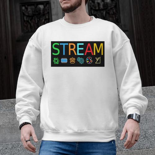 Stream Technology Robotics Shirt For Teachers And Students Premium Tri-Blend Men Graphic Sweatshirt - teacherstshirts.com