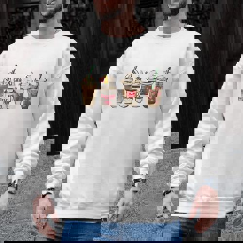 Teacher Fuel Coffee Teacher Mug Latte Iced Coffee Fall Men Graphic Sweatshirt - teacherstshirts.com