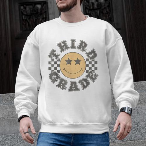 Third Grade 3rd Grade First Day Of 3rd Grade Teachers Men Graphic Sweatshirt - teacherstshirts.com