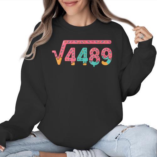67 Ice Cream Drip Meme Square Root 4489 Slang Math Teacher Women Crewneck Sweatshirt - teacherstshirts.com AU