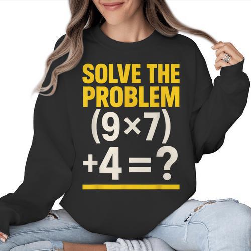 67 Meme Math Teacher School 6-7 Brain Rot Six Seven Women Crewneck Sweatshirt - teacherstshirts.com UK