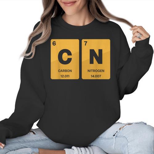 67 Meme Teacher Science Periodic Table Retro Vintage Women Crewneck Sweatshirt - teacherstshirts.com AU