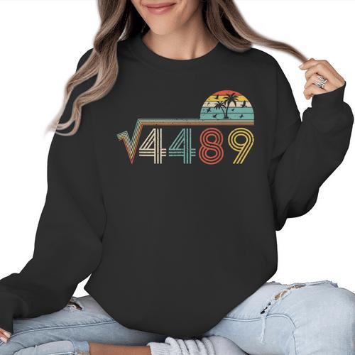 67 Vintage Meme Square Root 4489 Slang Math Teacher Women Crewneck Sweatshirt - teacherstshirts.com