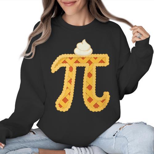 Apple Pi Pie Pun Math Teacher Pi Day 2020 Women Crewneck Sweatshirt - teacherstshirts.com CA