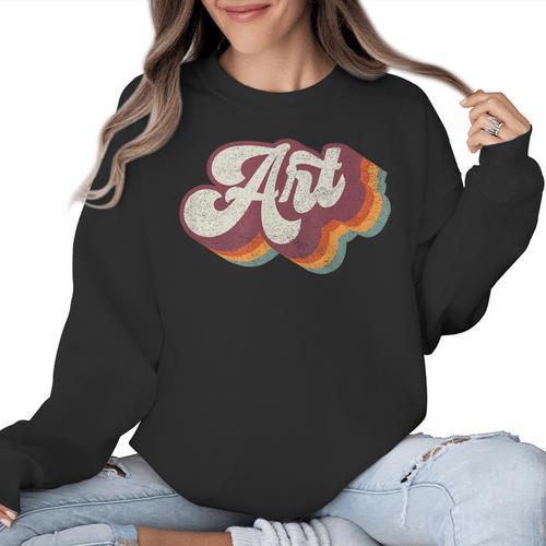 Art Teacher Back To School Women Crewneck Sweatshirt - teacherstshirts.com