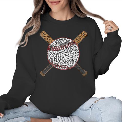 Baseball Happy Dot Day Shirts For Kids Men Women Teacher Women Crewneck Sweatshirt - teacherstshirts.com