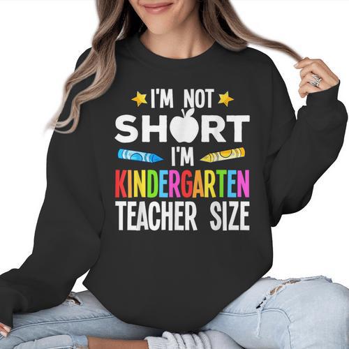 Cool Kindergarten Teacher Art For Men Women Preschool Kinder Women Crewneck Sweatshirt - teacherstshirts.com AU