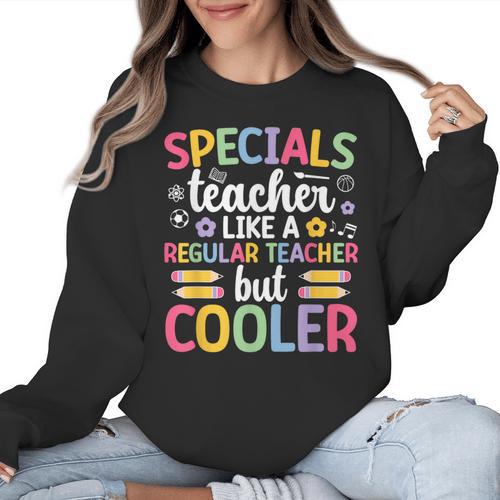 Cool Specials Teacher Specials Team Specials Squad Women Crewneck Sweatshirt - teacherstshirts.com UK