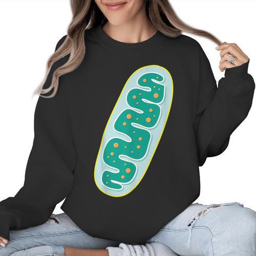 DIY Mitochondria Costume Biology Teacher Halloween Women Crewneck Sweatshirt - teacherstshirts.com AU