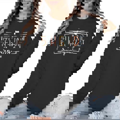 Fifth Grade Squad Teachers Kids 5th Grade Back To School Women Crewneck Sweatshirt - teacherstshirts.com