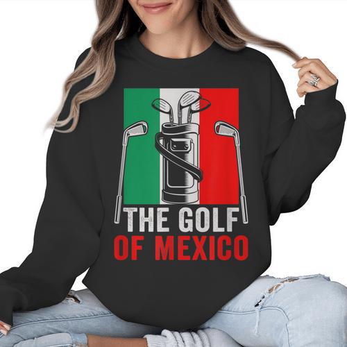 The Golf Of Mexico Golf Player Golf Teacher Golfer For Men Women Women Crewneck Sweatshirt - teacherstshirts.com AU