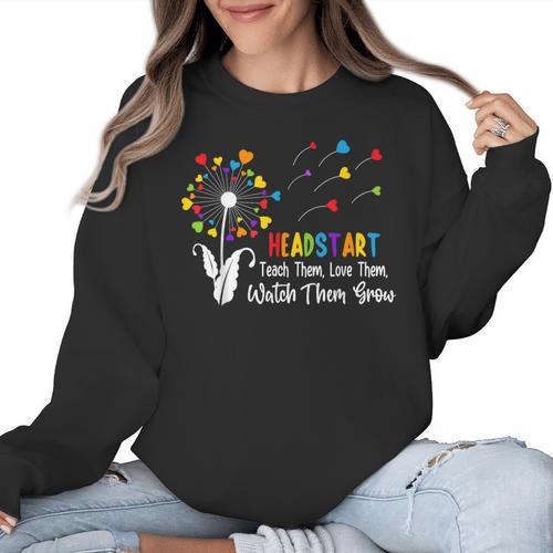 Headstart Teacher Early Childhood Educator Women Crewneck Sweatshirt - teacherstshirts.com AU