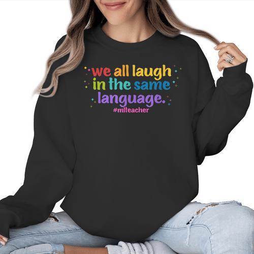 ML Teacher Women Crewneck Sweatshirt - teacherstshirts.com