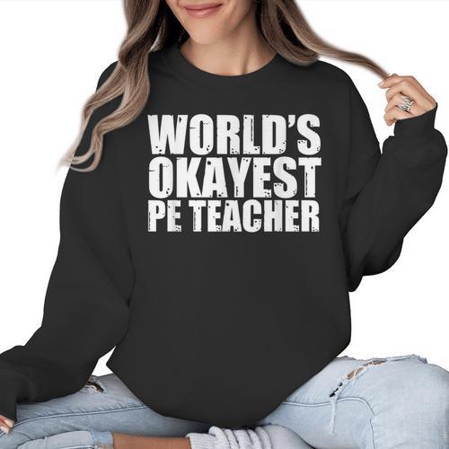 PE Teacher Women Crewneck Sweatshirt - teacherstshirts.com UK