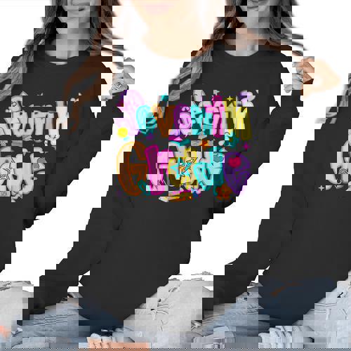 Preppy Seventh Grade Back To School 7th Grade Teachers Girls Women Crewneck Sweatshirt - teacherstshirts.com