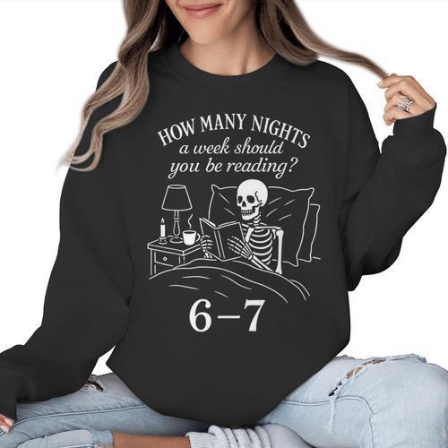 Reading 67 Meme English Teacher 67 Book Lover Humor Women Crewneck Sweatshirt - teacherstshirts.com UK