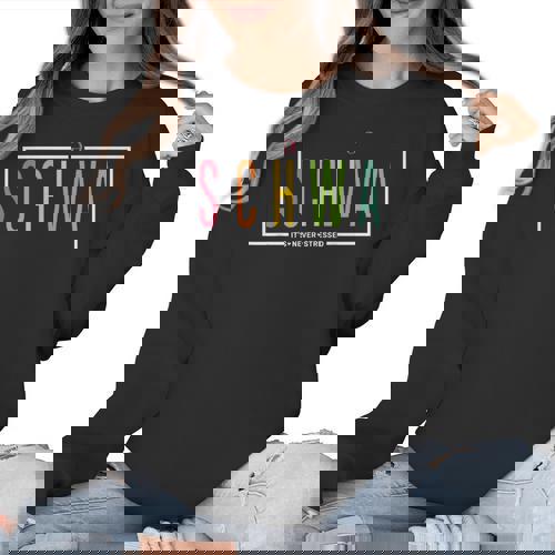 Schwa Teacher Reading Literacy For English Grammar Teachers Women Crewneck Sweatshirt - teacherstshirts.com