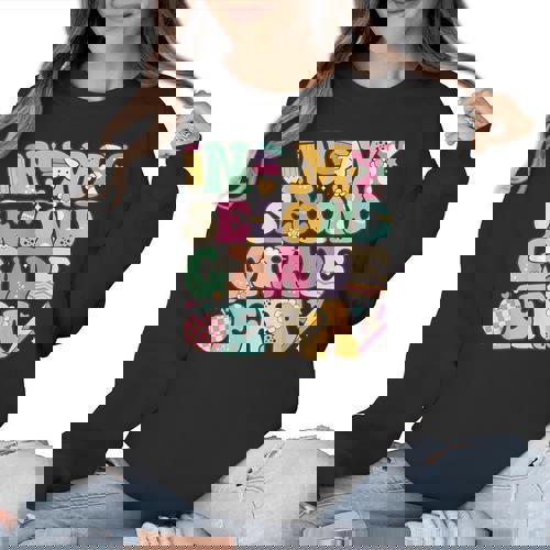 In My Second Grade Era Girl Back To School 2nd Grade Teacher Women Crewneck Sweatshirt - teacherstshirts.com