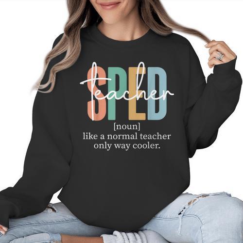 Special Education Sped Teacher Definition For Women & Men Women Crewneck Sweatshirt - teacherstshirts.com AU