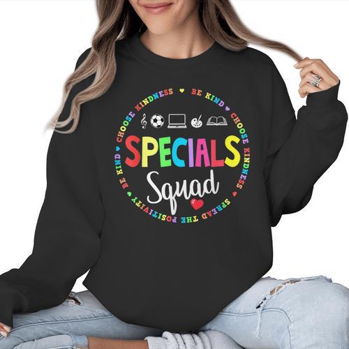 Specials Squad Teacher TRIBE Team Back To Primary School Men Women Girls Kids Women Crewneck Sweatshirt - teacherstshirts.com